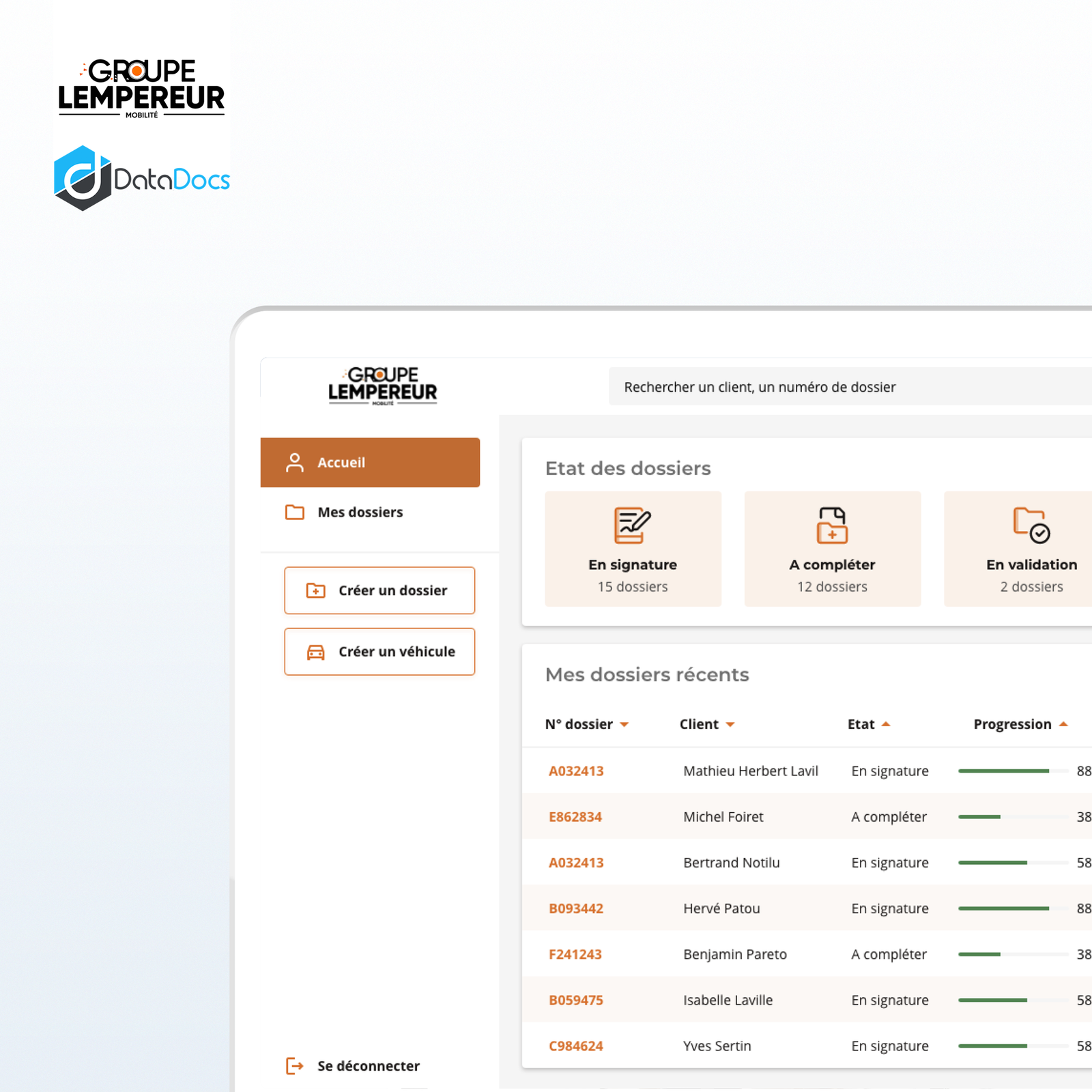 – Plateforme Saas – Datadocs